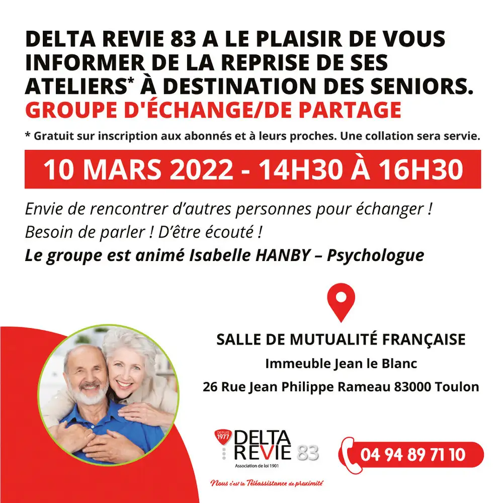 Programme des ateliers du 1er semestre 2022