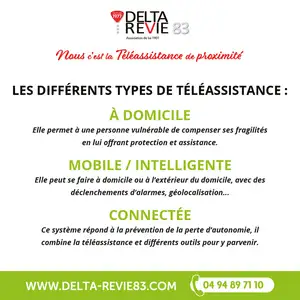 Les diff�rents types de t�l�assistance : 