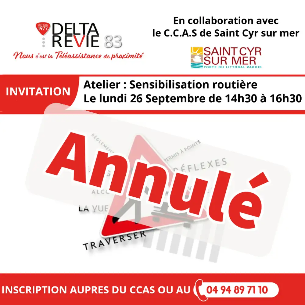 Atelier gratuit Sensibilisation routi�re 